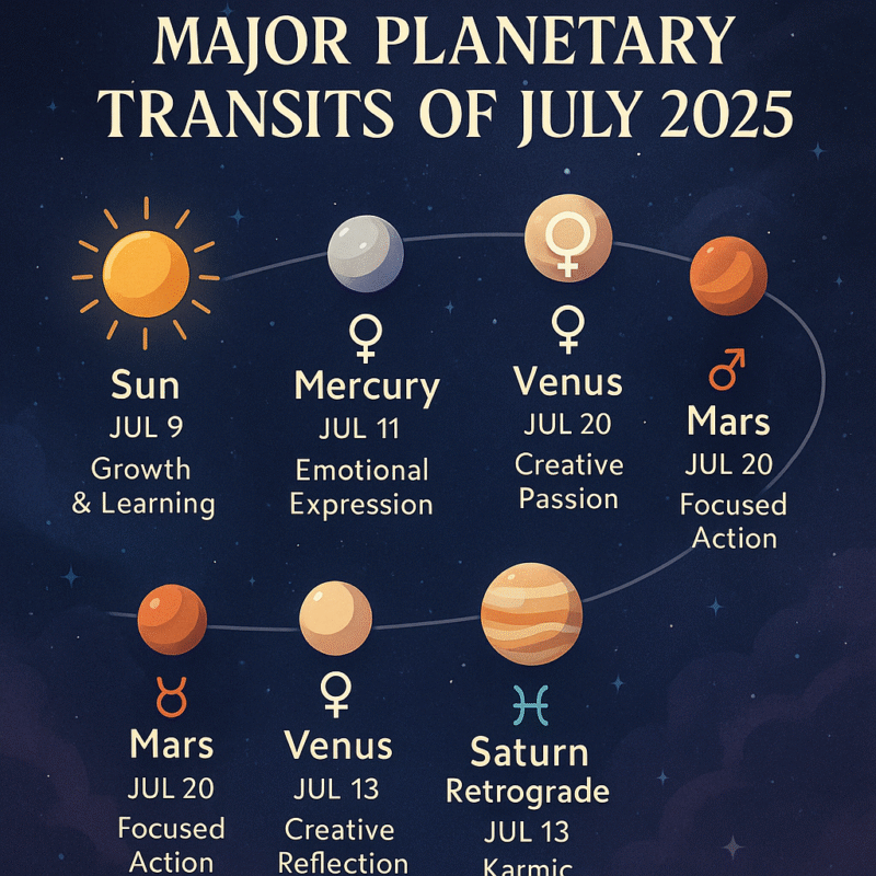 Major Planetary Transits